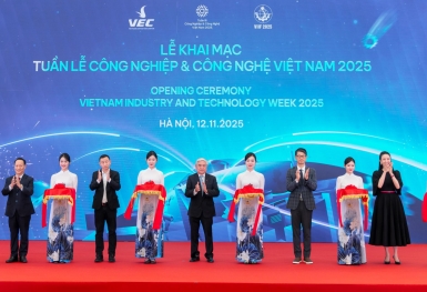 Khai mạc tuần lễ công nghiệp và công nghệ Việt Nam 2025 tại Trung tâm triển lãm Việt Nam