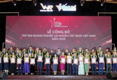 Eurowindow Holding được vinh danh Top 500 doanh nghiệp lợi nhuận tốt nhất Việt Nam năm 2025