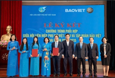 Hội Liên hiệp Phụ nữ Việt Nam và Tập đoàn Bảo Việt ký kết chương trình phối hợp giai đoạn 2026 – 2035