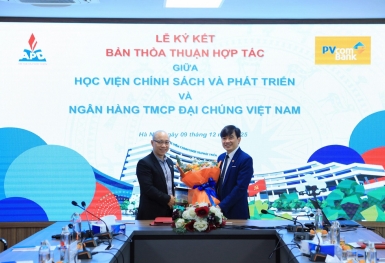 PVcomBank và Học viện Chính sách và Phát triển ký thỏa thuận hợp tác toàn diện, hỗ trợ phát triển nguồn nhân lực chất lượng