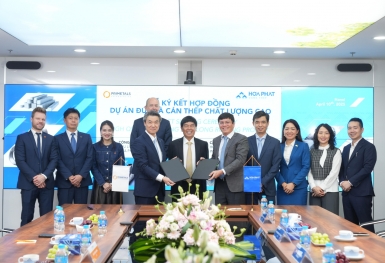 Hòa Phát lắp dây chuyền thép công suất 500.000 tấn/năm, sẵn sàng tham gia làm đường sắt cao tốc