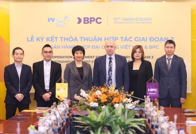 PVcomBank và BPC ký kết thỏa thuận hợp tác giai đoạn mới sau một thập kỷ đồng hành