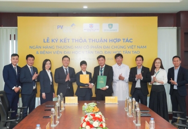 PVcomBank ký kết hợp tác toàn diện với Bệnh viện và trường Đại học tại tỉnh Long An