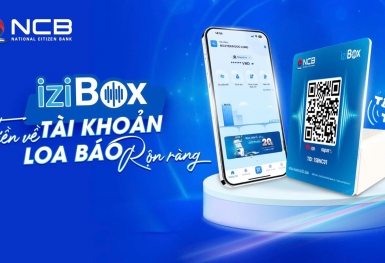 Ngân hàng NCB miễn phí dịch vụ thông báo biến động số dư bằng giọng nói iziBox