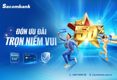 Tận hưởng lễ lớn với hàng loạt ưu đãi từ Sacombank