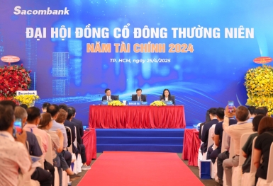 Đại hội đồng cổ đông Sacombank: Đặt mục tiêu tăng trưởng lên đến 15%, lần đầu lên kế hoạch chia cổ tức sau 9 năm