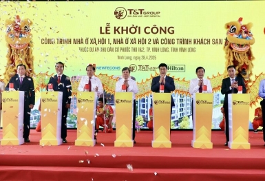 T&T Group khởi công xây dựng 2 công trình nhà ở xã hội tại Vĩnh Long