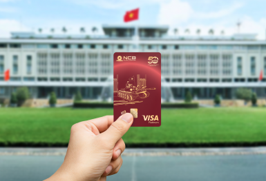 Thẻ tín dụng NCB phiên bản đặc biệt mừng 30/4: Một chiếc thẻ, hai giá trị