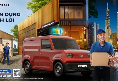 Nhận ngay 10 triệu đồng khi đặt cọc sớm xe điện chở hàng VinFast EC Van