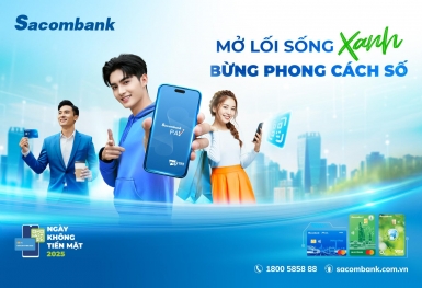 Sacombank đồng hành cùng “Ngày không tiền mặt 2025' góp phần thúc đẩy kinh tế số