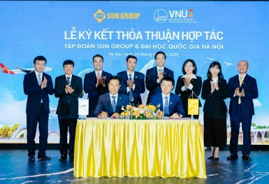 Đại học Quốc gia Hà Nội ký kết hợp tác với Tập đoàn Sun Group trong đào tạo và xây dựng chiến lược