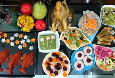 Mâm cỗ cúng ông Công ông Táo năm Quý Mão 2023 gồm những gì?