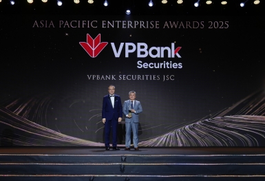 VPBankS nhận giải thưởng 'Doanh nghiệp Xuất sắc châu Á 2025'