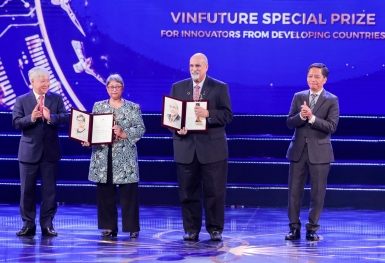 Vinfuture công bố chủ nhân các giải thưởng phụng sự nhân loại năm 2021