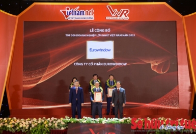 Eurowindow giữ vững TOP 500 doanh nghiệp hàng đầu Việt Nam