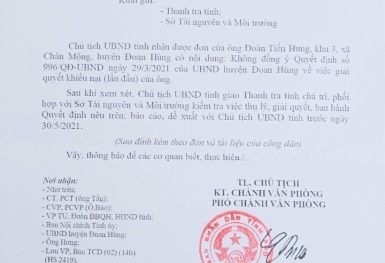 Khuất tất trong thu hồi đất ở huyện Đoan Hùng (Phú Thọ): Giải quyết không thỏa đáng, công dân phải khiếu nại lên tỉnh