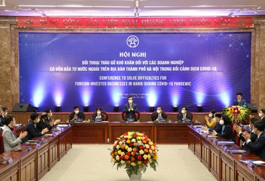 Hà Nội đối thoại gỡ khó cho các doanh nghiệp FDI trong bối cảnh dịch COVID-19
