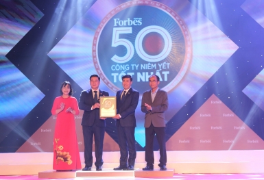 Tạp chí Forbes vinh danh HDBank trong Top 50 Công ty niêm yết tốt nhất 2020