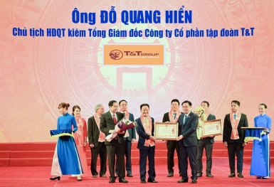 Doanh nhân Đỗ Quang Hiển được trao tặng Huân chương Lao động hạng Nhất