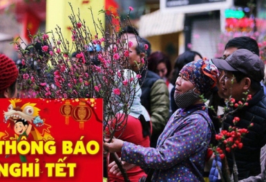 Lịch nghỉ những ngày Lễ Tết trong năm 2022