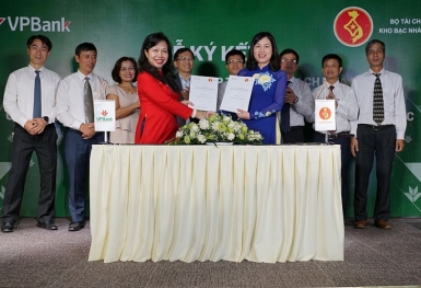 VPBank và Kho bạc Nhà nước ký thỏa thuận phối hợp thu ngân sách và thanh toán song phương điện tử