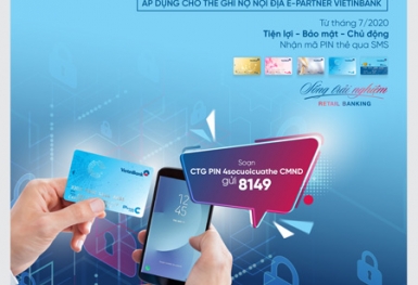 Sử dụng thẻ VietinBank an toàn hơn với e-PIN