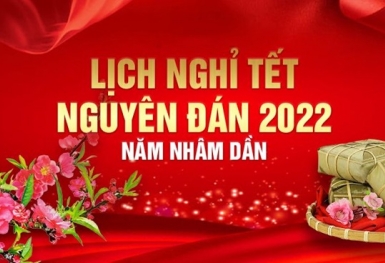 'Chốt' lịch nghỉ Tết Nhâm Dần từ 31/1 đến hết ngày 4/2/2022
