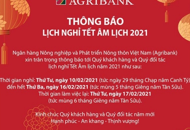 Ngân hàng làm việc vào ngày nào sau Tết Nguyên đán 2021?