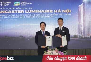Tập đoàn Trung Thủy trở lại thị trường bất động sản Hà Nội với dự án phức hợp 'bắt tay' với ông lớn Nhật Takashimaya