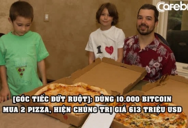 Người đầu tiên giao dịch bằng Bitcoin: Bỏ ra 10.000 Bitcoin mua 2 pizza lớn, hiện chúng trị giá 613 triệu USD!