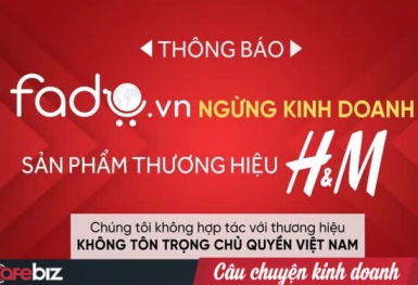 Một sàn TMĐT Việt vừa chính thức tuyên bố ngừng kinh doanh với H&M