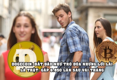Làm giàu không khó: Lời gấp 6.580 lần khi mua 1.000 USD Dogecoin vào đầu năm nay