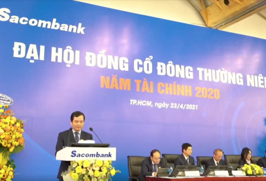 ĐHCĐ Sacombank: Mục tiêu lãi 4.000 tỷ đồng năm 2021, muốn dùng hơn 6.000 tỷ đồng lợi nhuận giữ lại để chia cổ tức bằng cổ phiếu