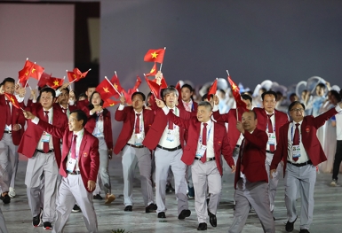 Trang trọng Lễ khai mạc Đại hội Thể thao Đông Nam Á lần thứ 31