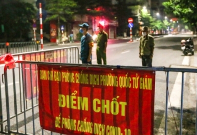 10 quận, huyện thuộc 'vùng đỏ' tại Hà Nội tiếp tục giãn cách sau 6/9