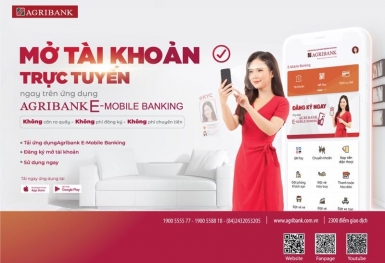 Tin nhanh ngân hàng ngày 4/9: Agribank ra mắt dịch vụ mở tài khoản trực tuyến