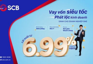 Tin nhanh ngân hàng ngày 22/9: SCB triển khai gói cho vay siêu tốc dành cho doanh nghiệp SME