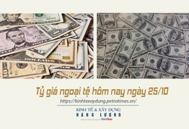 Tỷ giá ngoại tệ hôm nay ngày 25/10: Đồng USD ổn định tại thị trường trong nước