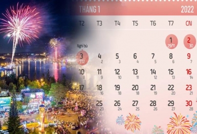 Người dân được nghỉ 3 ngày liên tục dịp Tết Dương lịch 2022