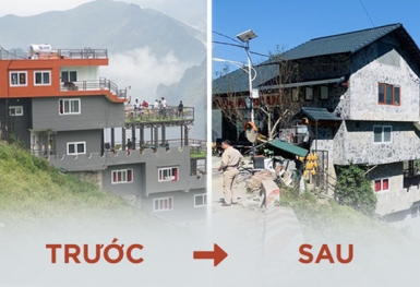 Cục Di sản văn hoá đề nghị kiểm tra công trình Panorama Mã Pì Lèng sau cải tạo
