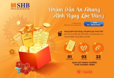 Cùng SHB rinh ngay lộc vàng đón Nhâm Dần an khang