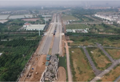 Dự án đường vành đai 3,5 sắp hoàn thành đẩy giá BĐS Hoài Đức tăng