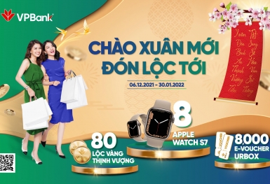 Hơn 1 tỷ đồng đã được VPBank trao tới tay khách hàng may mắn dịp đầu năm