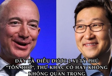Cả Jeff Bezos và tỷ phú giàu bậc nhất Hàn Quốc chỉ tôn thờ duy nhất 1 điều, giúp họ trở nên giàu có và thành công
