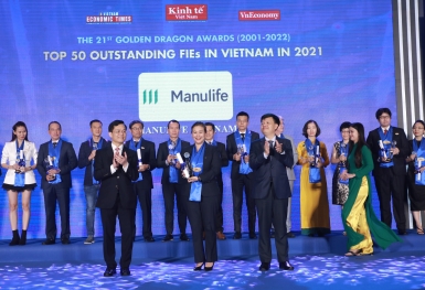 Manulife Việt Nam được vinh danh dẫn đầu về các dịch vụ và sản phẩm sức khỏe số hóa của năm