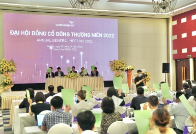 Văn Phú - Invest tổ chức thành công đại hội cổ đông 2022, chia cổ tức 10%