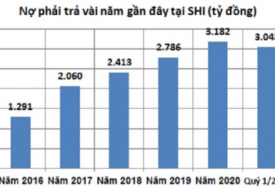 SHI: Nợ phải trả gấp đôi vốn chủ sở hữu, dòng tiền kinh doanh âm