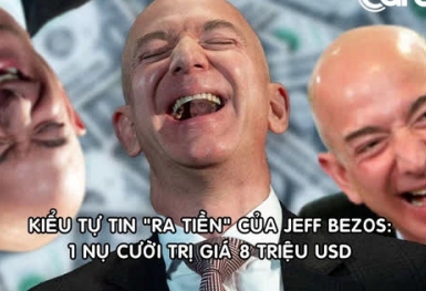 Có 2 kiểu tự tin và Jeff Bezos thuộc kiểu có thể khiến người khác rót 8 triệu USD vào Amazon chỉ bằng 1 nụ cười
