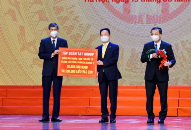 T&T Group ủng hộ 30 tỷ đồng cho chương trình tiêm vắc xin phòng Covid-19 của TP Hà Nội