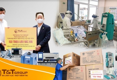 T&T Group tài trợ 20 tỷ đồng mua trang thiết bị y tế giúp một số địa phương phòng, chống dịch COVID-19